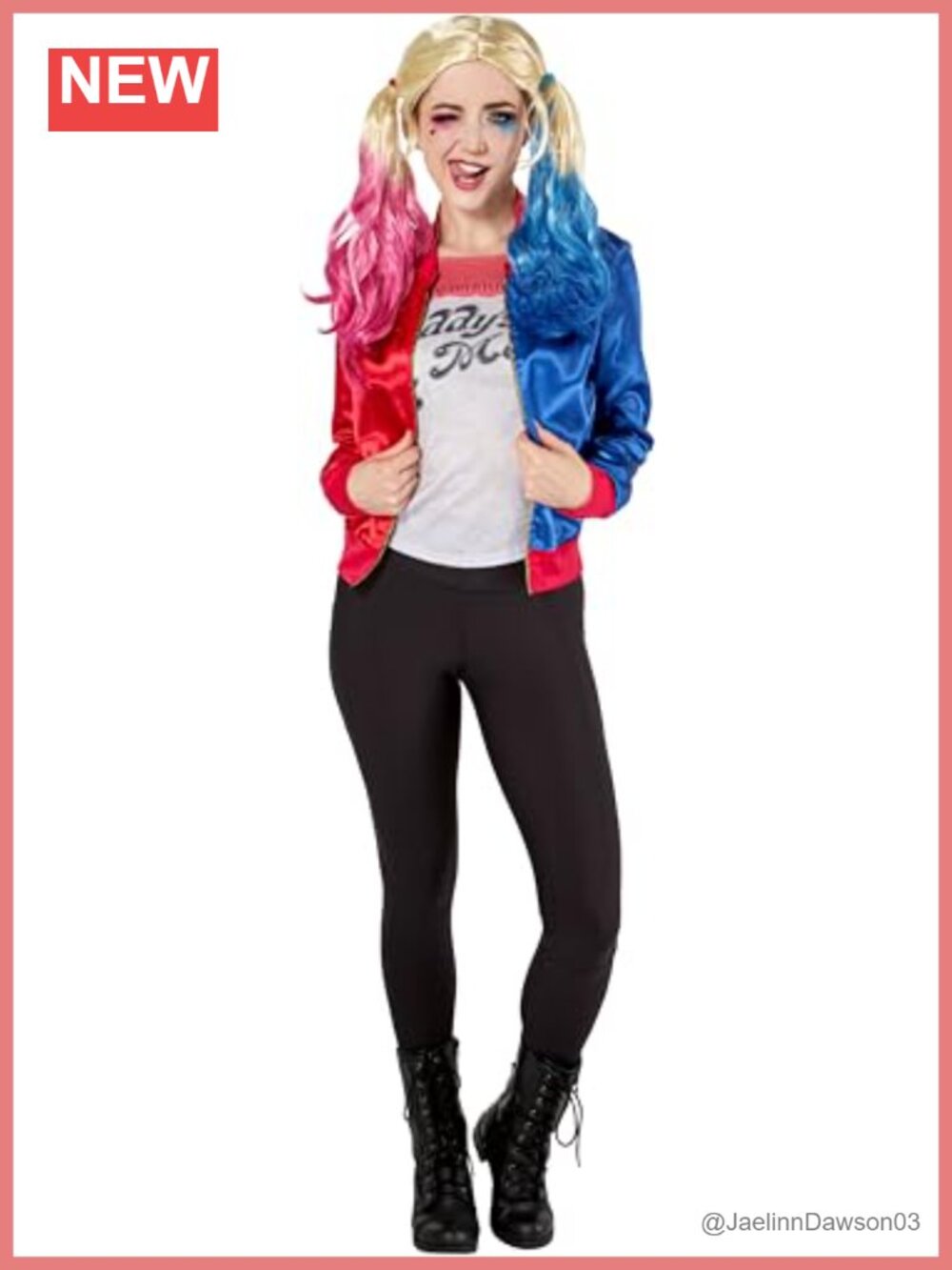 Officially Licensed Suicide Squad Harley Quinn Costume Kit Women's